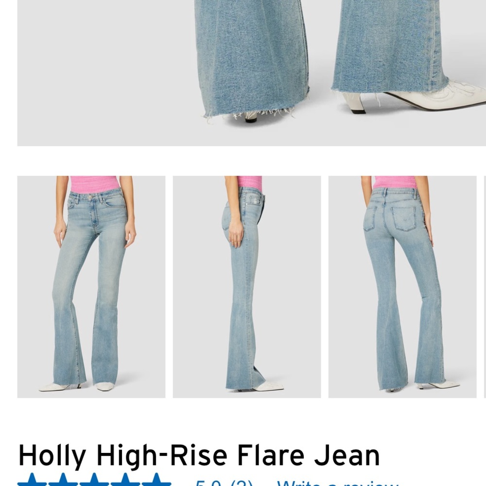 Hudson Jeans Holly High Rise Flare Size 25